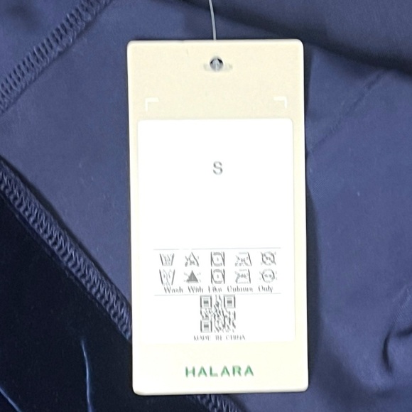 Halara Blue Zip Flare Velvet Pants - Size Small - Picture 6 of 14